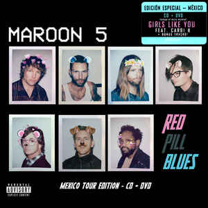 Red Pill Blues Maroon 5 Logo - Maroon 5 Pill Blues (CD, Album)