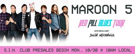 Red Pill Blues Maroon 5 Logo - Maroon5. News. Red Pill Blues Tour 2018 Begin 10 30 10am