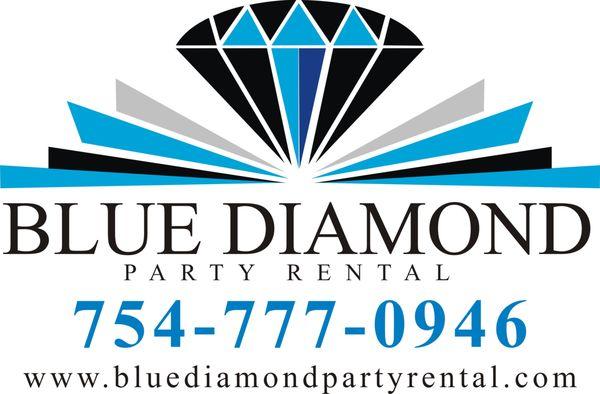 Blue Diamond Equipment Logo - Blue Diamond Party Rental - Party Equipment Rentals - Miramar, FL ...