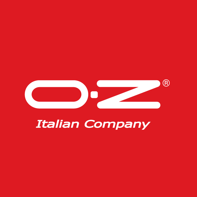 Red Italian Logo - Made in Italy light weight Alloy Wheels - OZ Racing