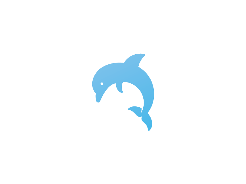 Cool Dolphin Logo - Unused Dolphin Logo by Jord Riekwel | Dribbble | Dribbble