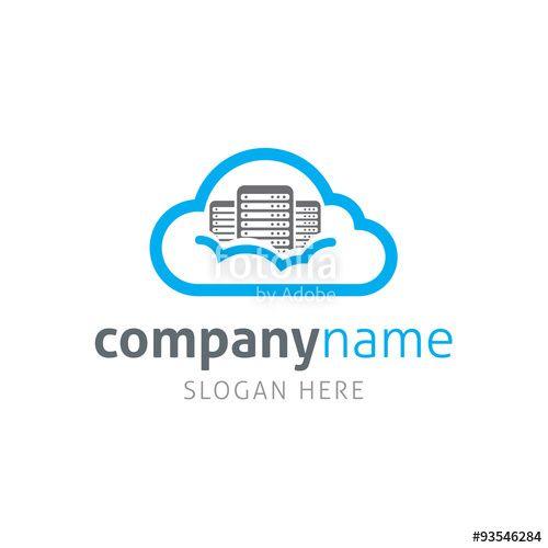 Cloud Server Logo - Cloud Server Logo Template