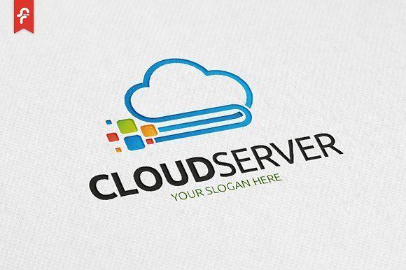 Cloud Server Logo - Cloud Server Logo by ft.studio on @creativemarket | Logo Templates ...