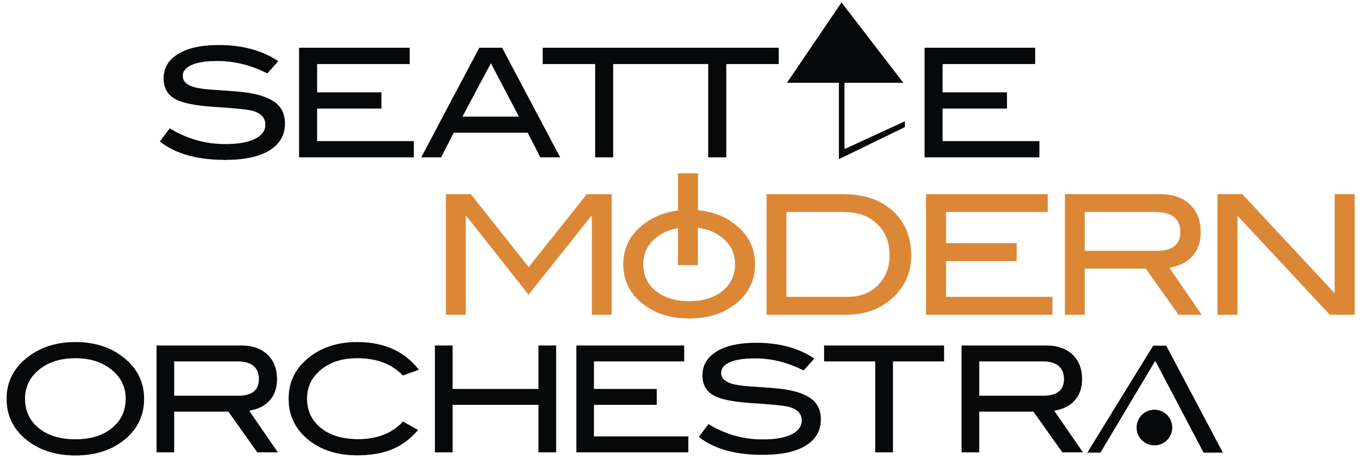 Flat Seattle Logo - Smo Logo Flat Padding Modern Orchestra