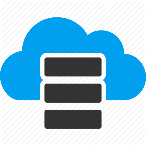 Cloud Server Logo - Bigdata, cloud server, data, database, db, repository, storage icon