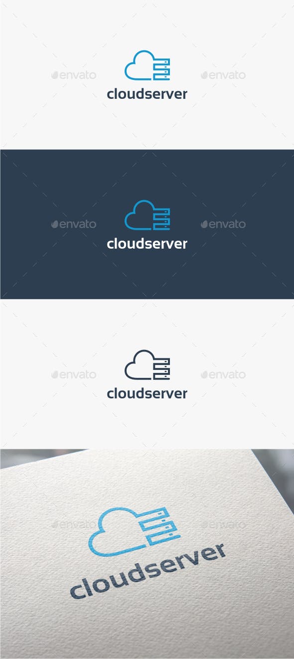 Cloud Server Logo - Cloud Server - Logo Template by trustha | GraphicRiver