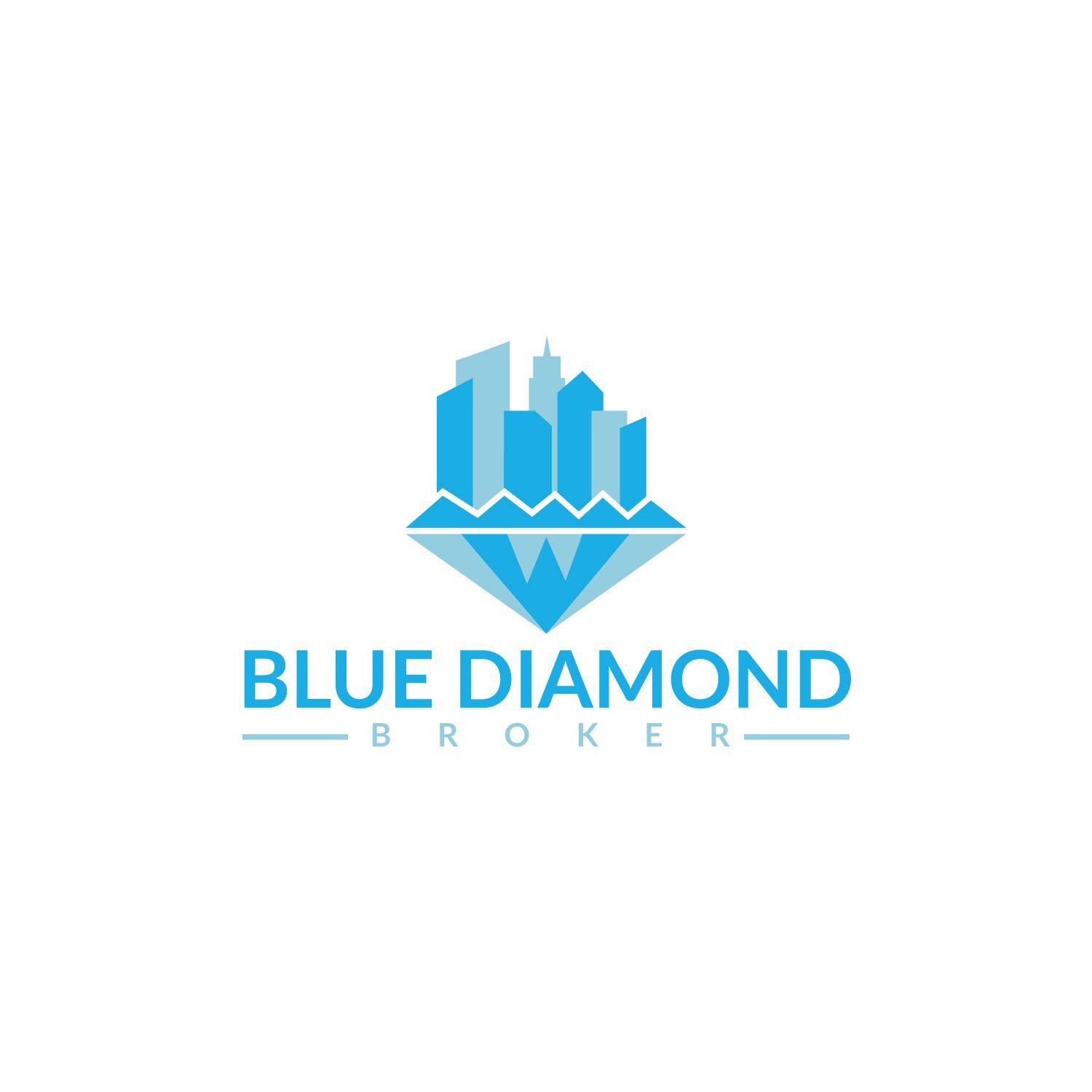 Blue Diamond Logo - Serious, Modern, Real Estate Logo Design for Blue Diamond Broker