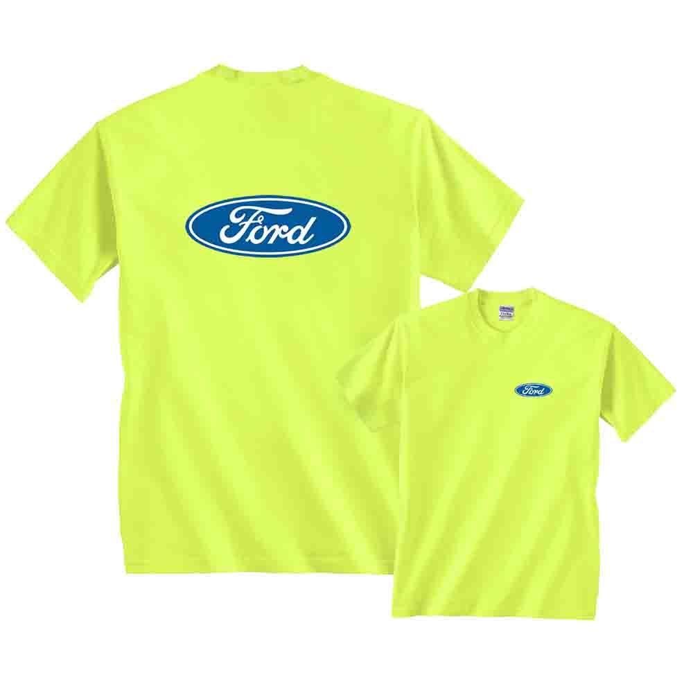 White and Green Oval Logo - Fair Game. Ford Motor Company Classic Blue Oval Logo T Shirt