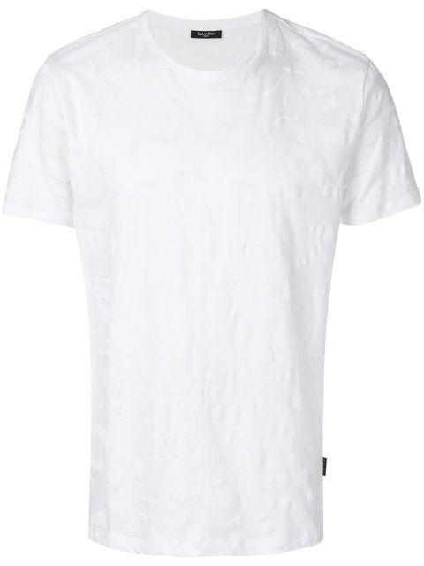 Perfect White Logo - Nice Calvin Klein Jeans Logo Print T-Shirt V100x3282OS39 Perfect ...
