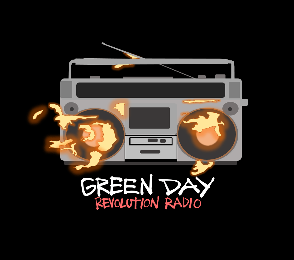Green Day Revolution Radio Logo - For Revolution Radio's 2nd Anniversary Today (tomorrow, 10 7 18), I