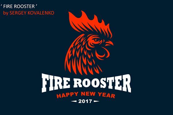 Year 2017 Logo - 50 Creative Rooster Logo Designs for Inspiration | Logos | Graphic ...