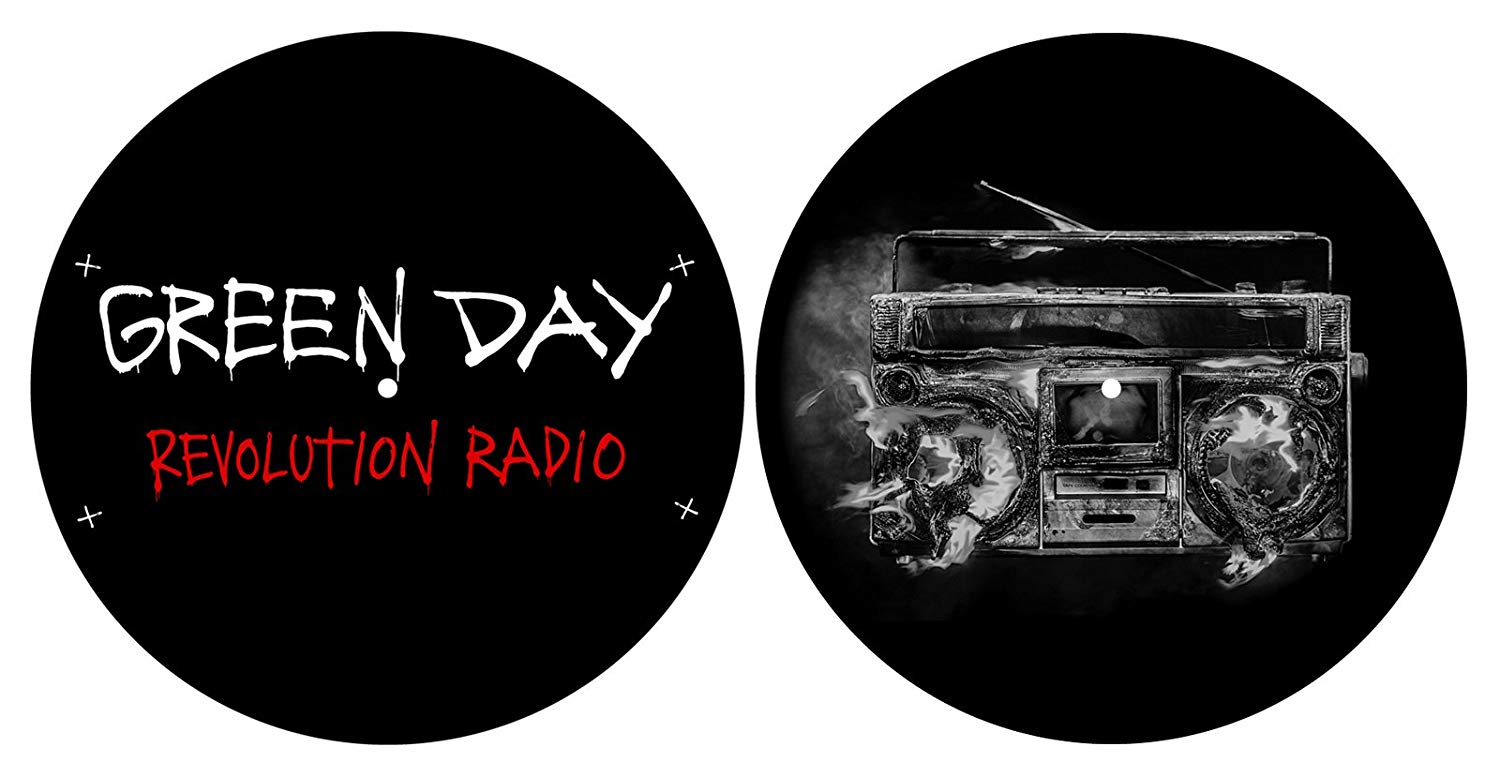 Green Day Revolution Radio Logo - Green Day 'Revolution Radio' Turntable Slipmat Set: Amazon.co.uk ...