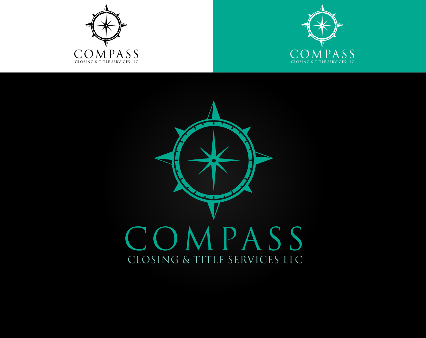 Compass Real Estate Logo - Modern, Bold, Real Estate Logo Design for Compass Closing & Title ...