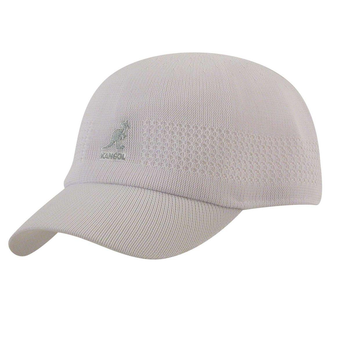 White Kangol Logo - Kangol Tropic Ventair Space Cap White