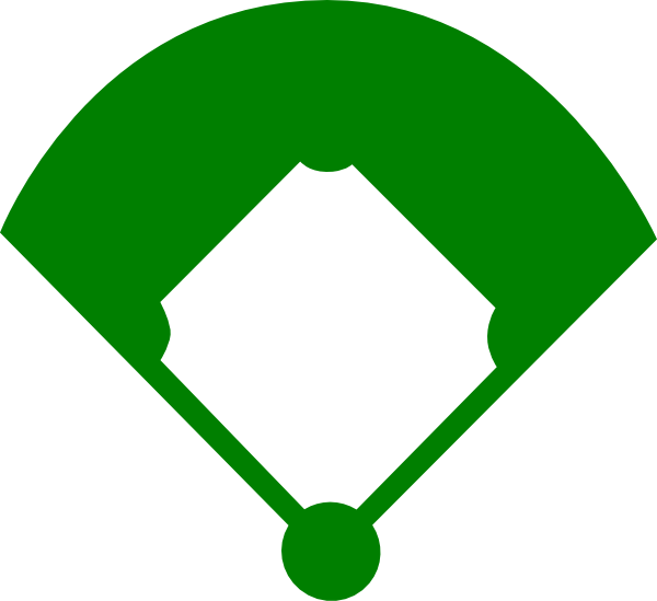 Baseball Diamond Logo - Baseball Field Clip Art at Clker.com - vector clip art online ...