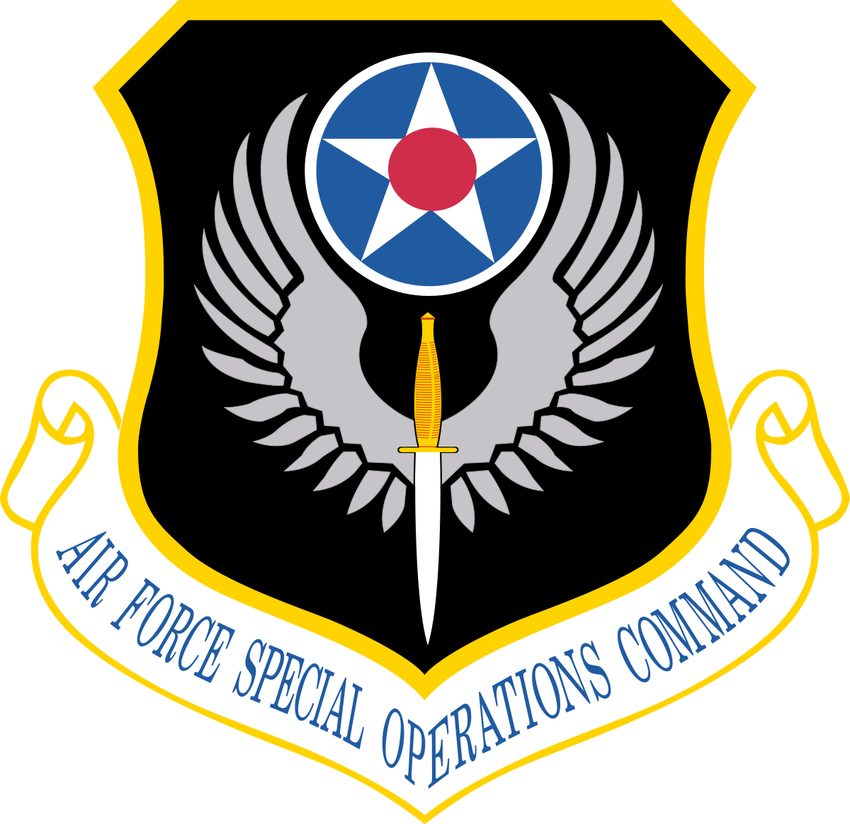 USAF Red Eagle Logo - Air Force Special Operations Command