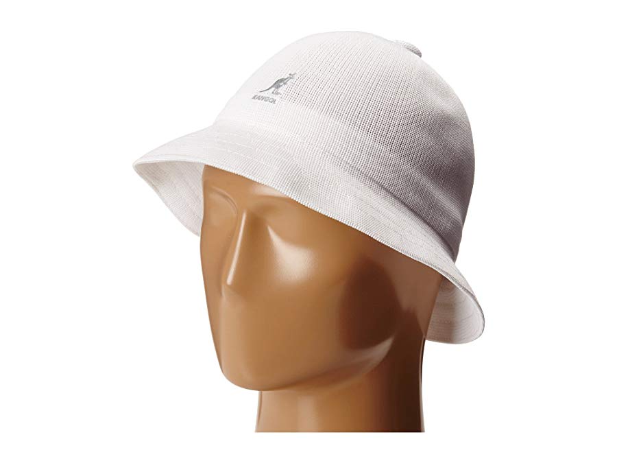 White Kangol Logo - Kangol Tropic Casual White Brand logo embroidered at the front ...