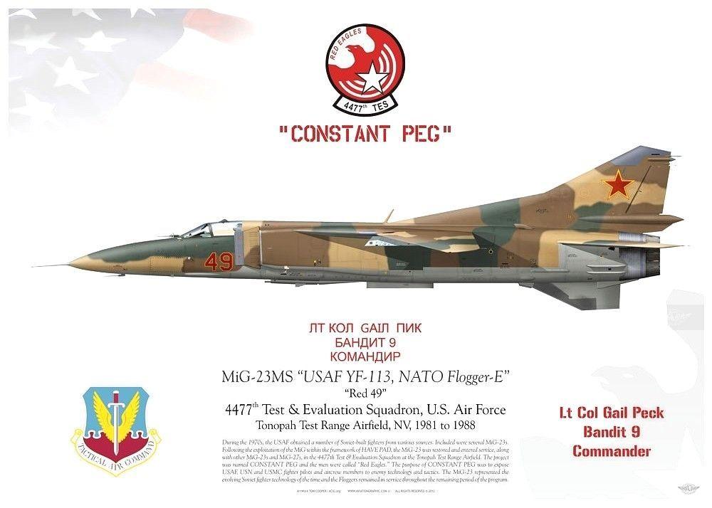 USAF Red Eagle Logo - MiG-23MS 