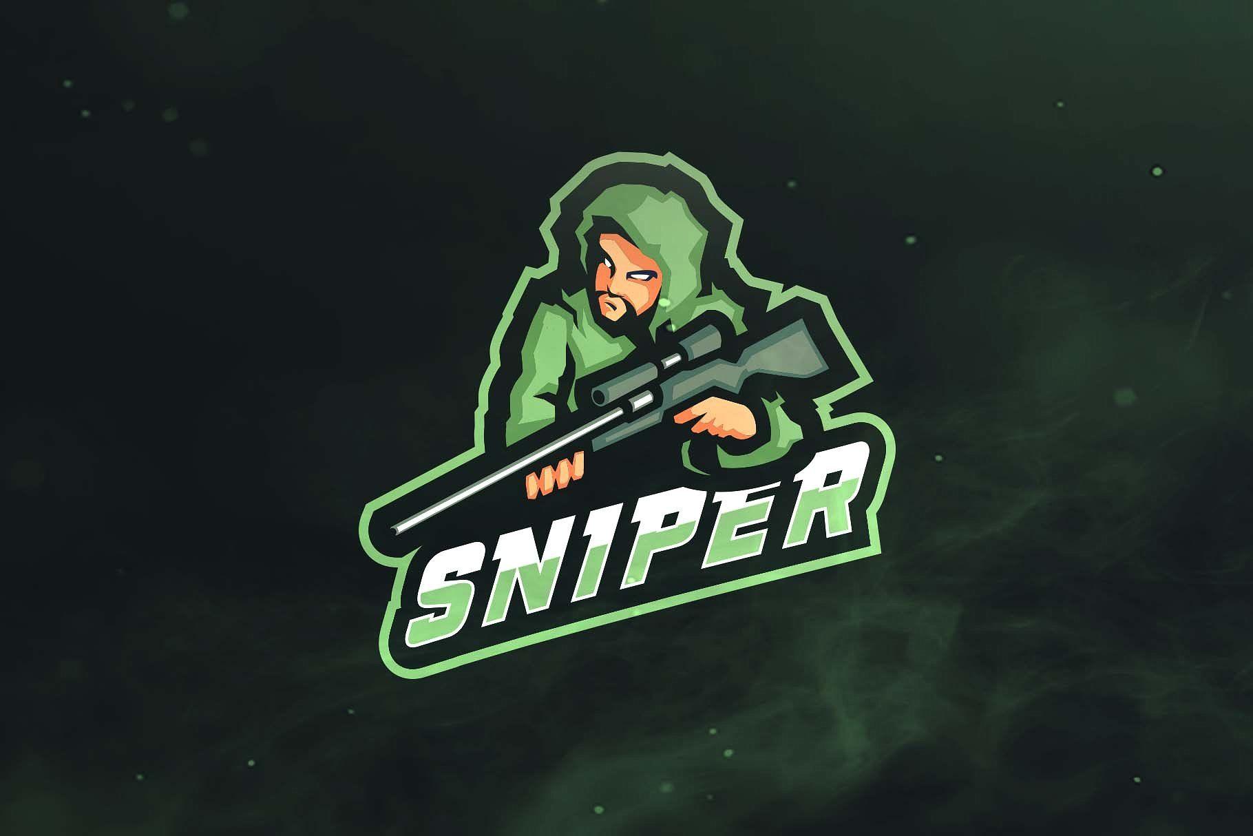 Sniper Logo - Sniper Sport and Esports Logo ~ Logo Templates ~ Creative Market