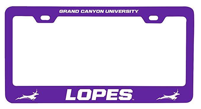 Grand Canyon Lopes Logo - Amazon.com : Grand Canyon University Lopes License Plate Frame ...