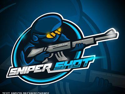 Sniper Logo - Awesome Soldier ESports Logo Sniper Mascot Logo