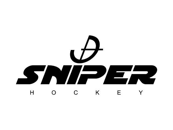 Sniper Logo - Sniper Hockey logo design in black. Sports Art