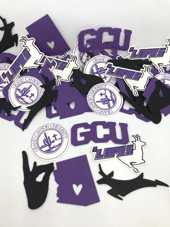 Grand Canyon Lopes Logo - Grand Canyon University / GCU / LOPES Confetti | Etsy