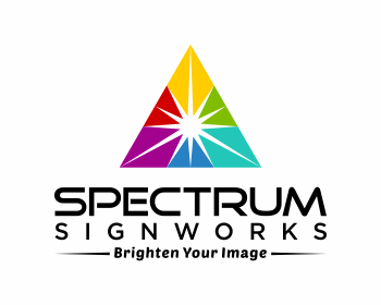 Spectrum Logo - Spectrum Signworks logo design contest - logos by beingjustcreative