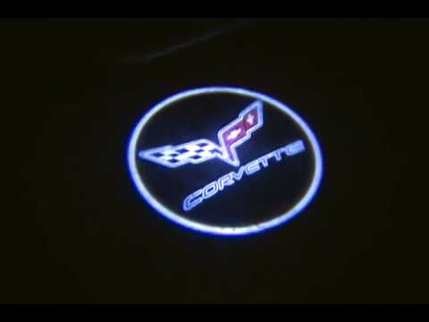 Light Corvette Logo - Corvette Logo Lights