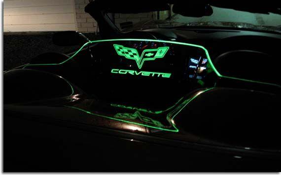 Light Corvette Logo - 2005-2013 C6 Corvette Lighting Products | PFYC
