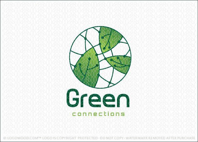 Eco Green Logo - Green Connections | Readymade Logos for Sale
