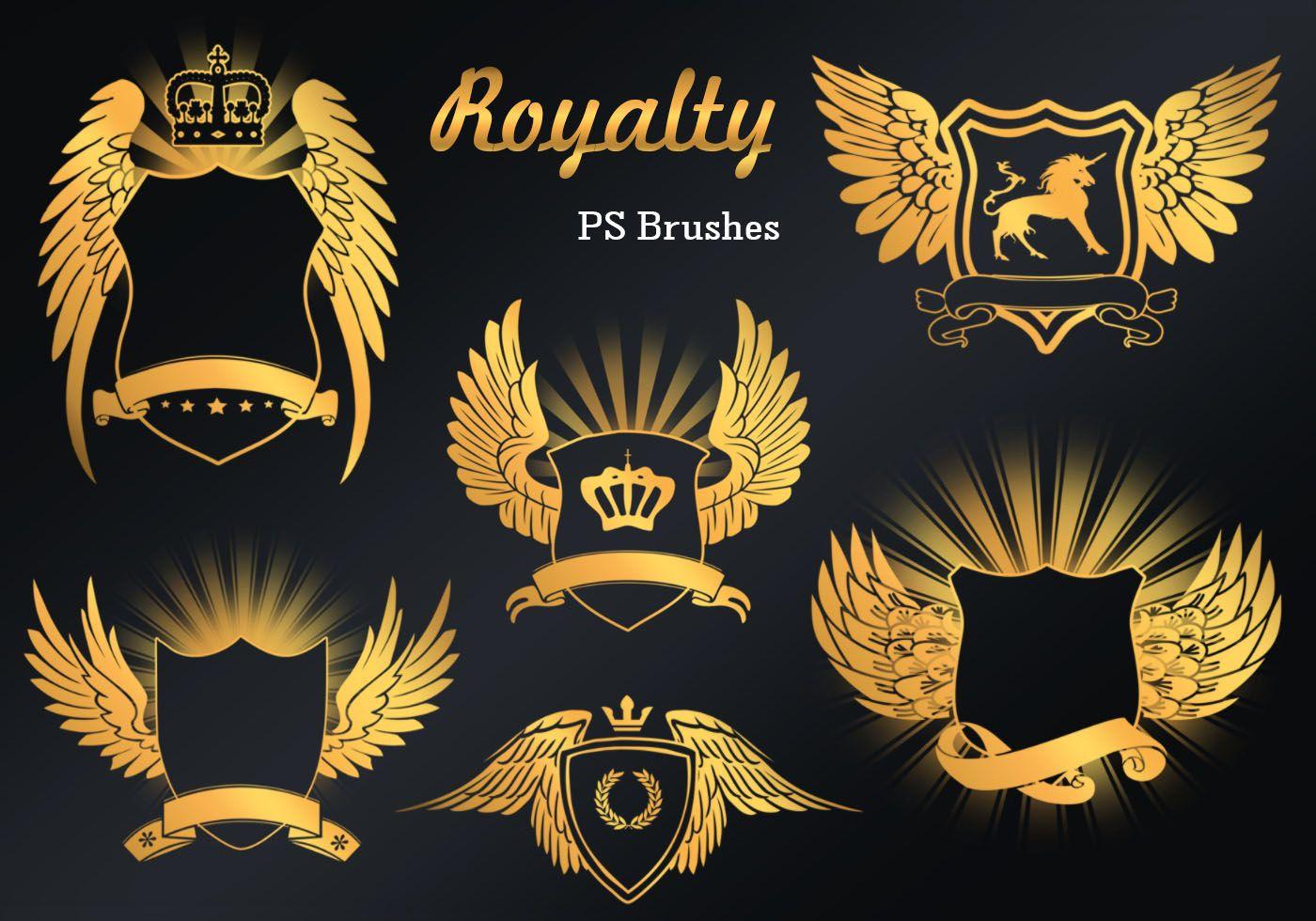 Royalty Logo - Emblem Free Brushes - (505 Free Downloads)