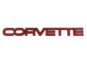 Light Corvette Logo - C4 Corvette 1984 1996 Brakelight Red 3D Rear Bumper Letter Emblem