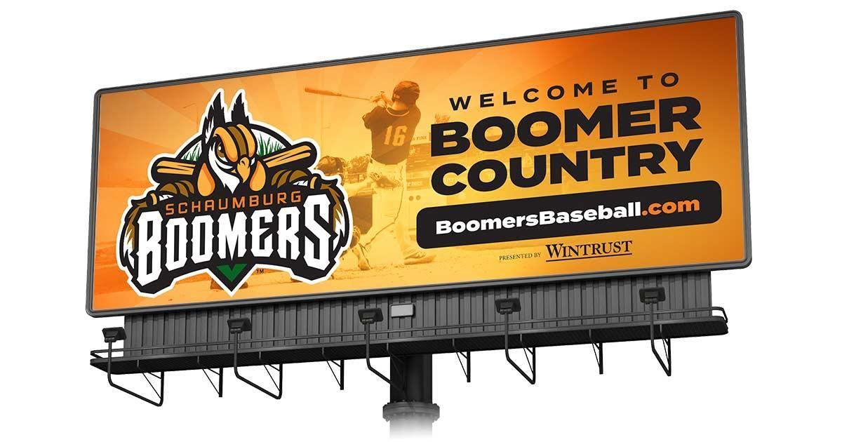 Schaumburg Boomers Logo - Schaumburg Boomers Print Marketing and Advertising Design