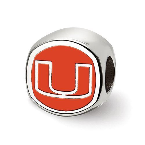 Boscov's Logo - Womens University of Miami Double Logo Bead Charm | Boscov's