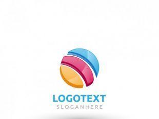 Multi Colored Round Logo - Round multicolored logo | free vectors | UI Download