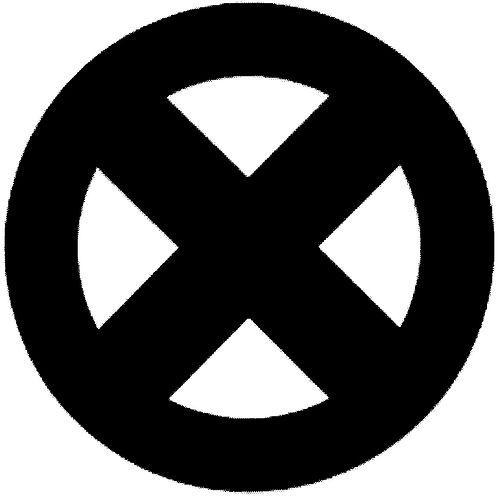 Black X Logo - X Men Logo. Stencils. Tattoos, Xmen Logo And Logos