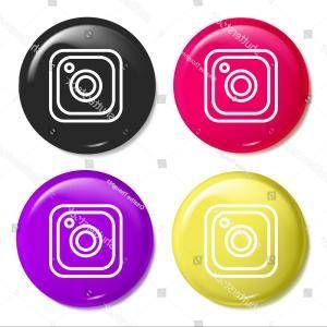 Multi Colored Round Logo - Sticker App Icon Instagram Color Round | ARENAWP