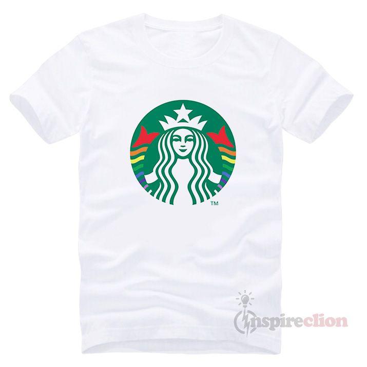 Rainbow Starbucks Logo - Starbucks Pride Logo Rainbows TM T Shirt Unisex