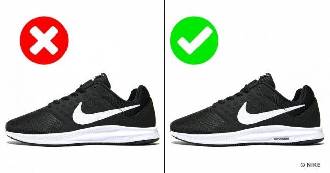 Fake Nike Logo - 11 Signs That Will Help You Tell the Difference Between a Fake and ...