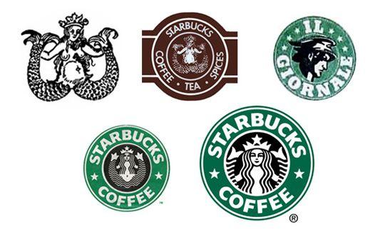 Rainbow Starbucks Logo - Logo Design Changes With Brand Evolution | Designbeep
