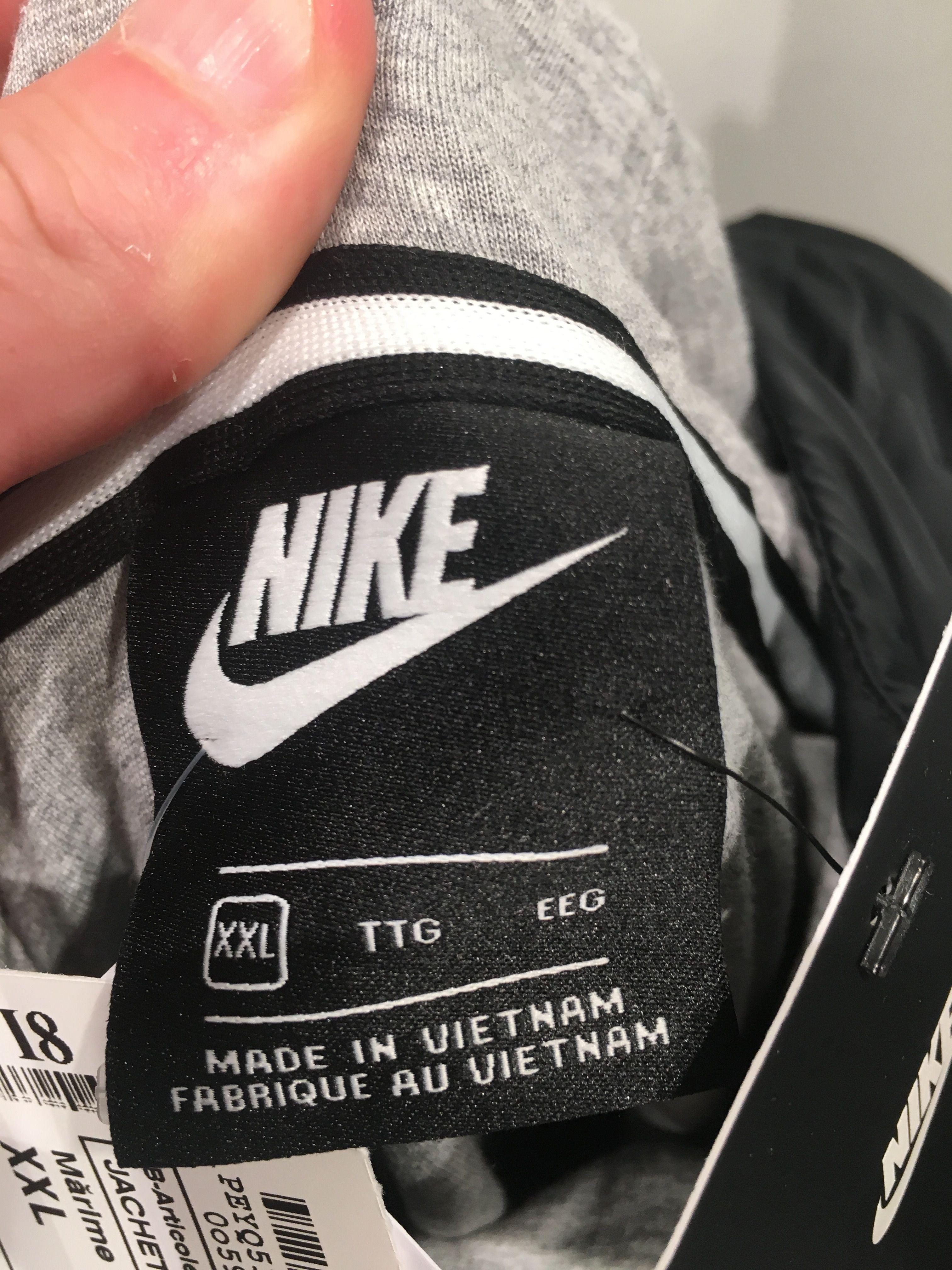 Fake Nike Logo - How to spot fake Nike jacket - Fake vs Original