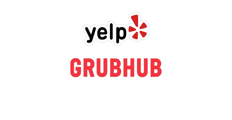 Red Yelp Logo - Yelp ordering expands to Grubhub restaurants | Nation's Restaurant News