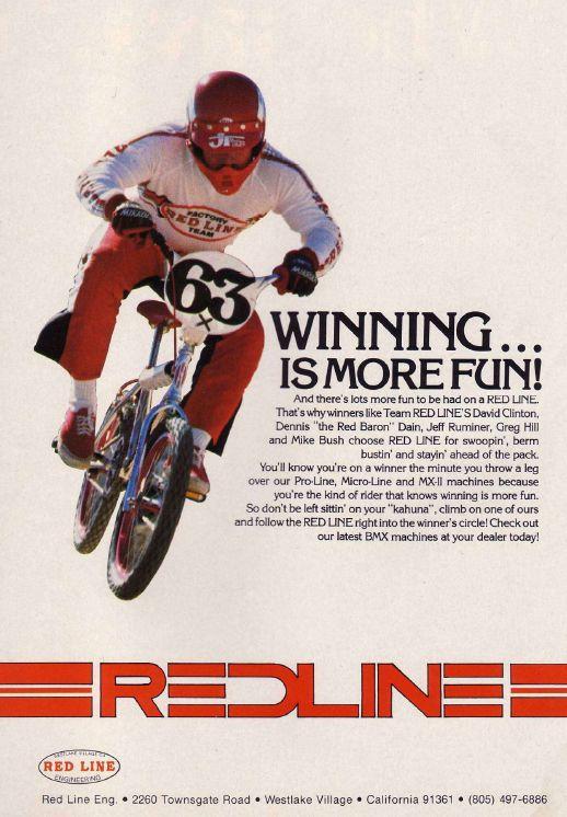 Redline BMX Logo - Redline BMX History | The history of Redline BMX Racing bikes from ...