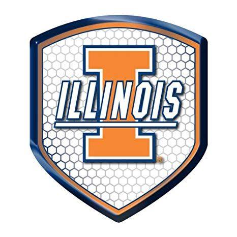 College Shield Logo - Amazon.com: Illinois Fighting Illini NCAA Reflector Decal Auto ...