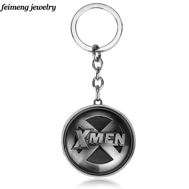 Round Shield Logo - Drop Shipping X Men Logo Keychains Alloy Round Shield Avengers ...