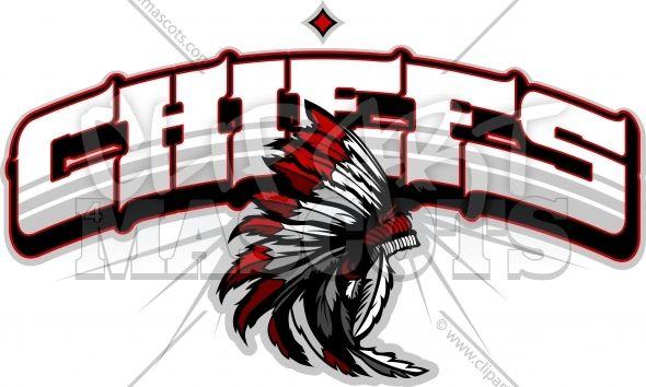 Indian Chief Logo - Chiefs Team Logo Graphic Vector Artwork