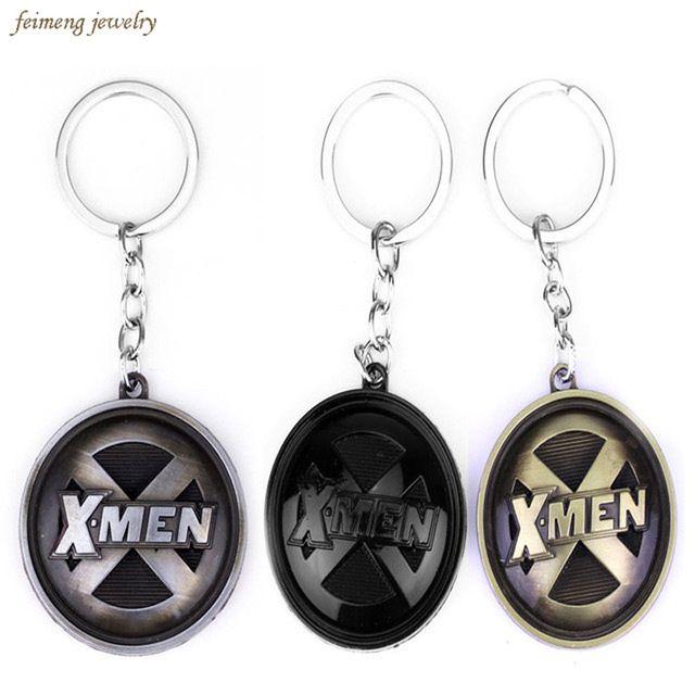 Round Shield Logo - X Men Logo Keychains New Design Round Shield Avengers Marvel Comics