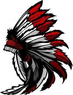 Indian Chief Logo - 8 Best Logo Concepts images | Drawings, Graphics, Sports logos