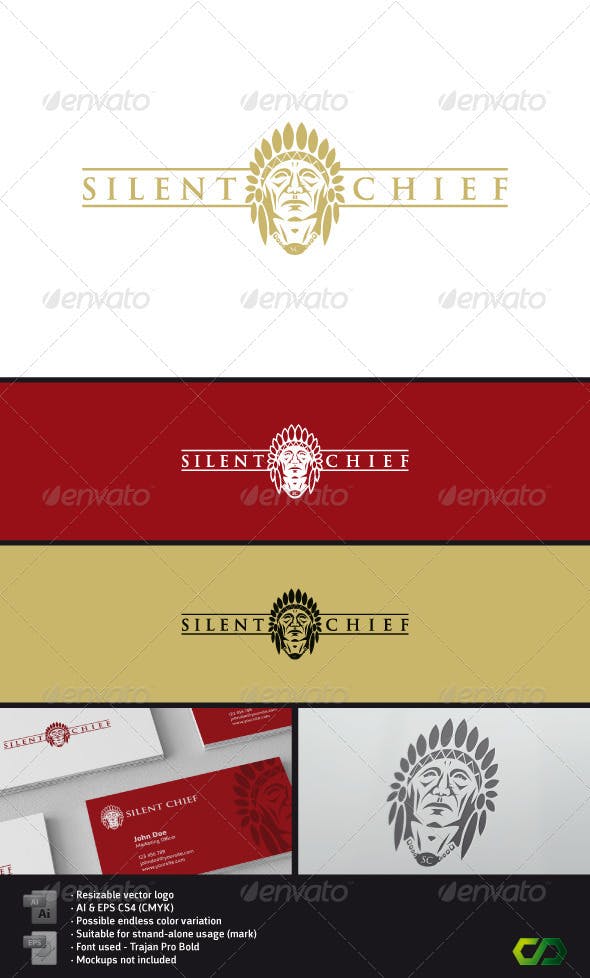 Indian Chief Logo - Indian Chief Logo by cvele77 | GraphicRiver